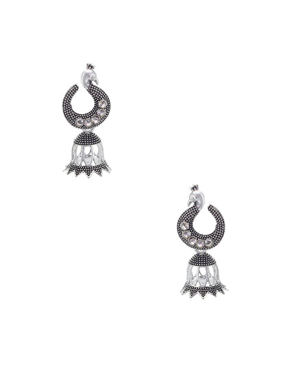 Peacock Jhumki Earrings