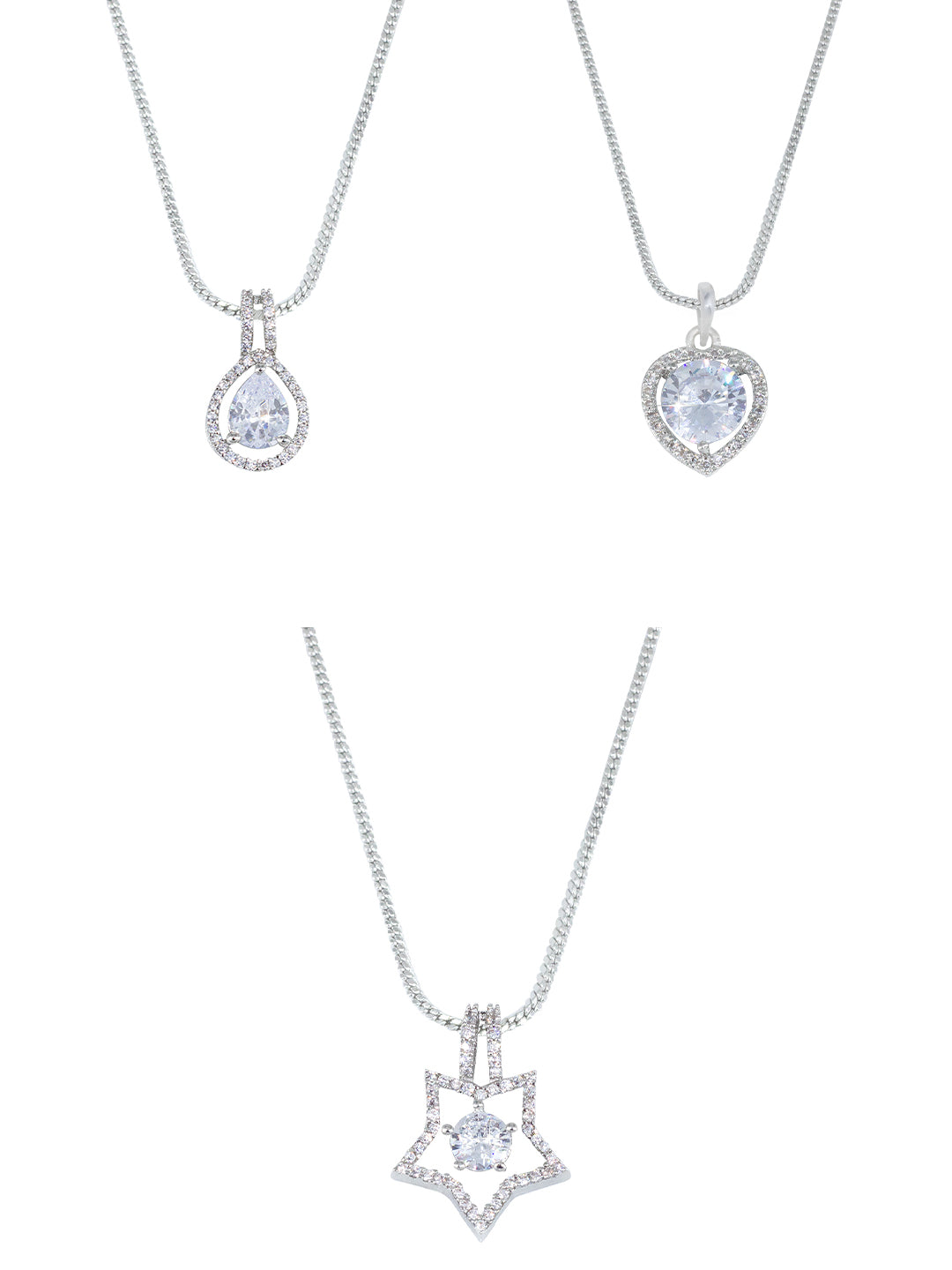 Pack of 3 Geometric AD Pendants