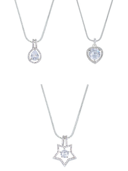 Pack of 3 Geometric AD Pendants