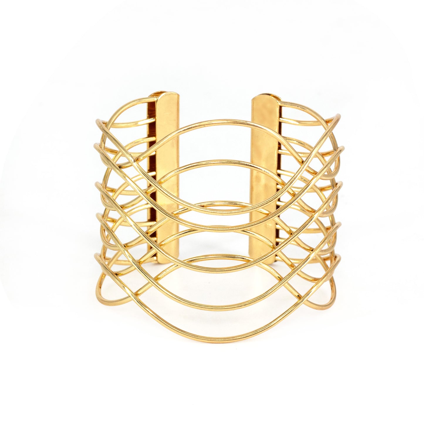 Gold Plated Designer Cuff Bracelet for Women