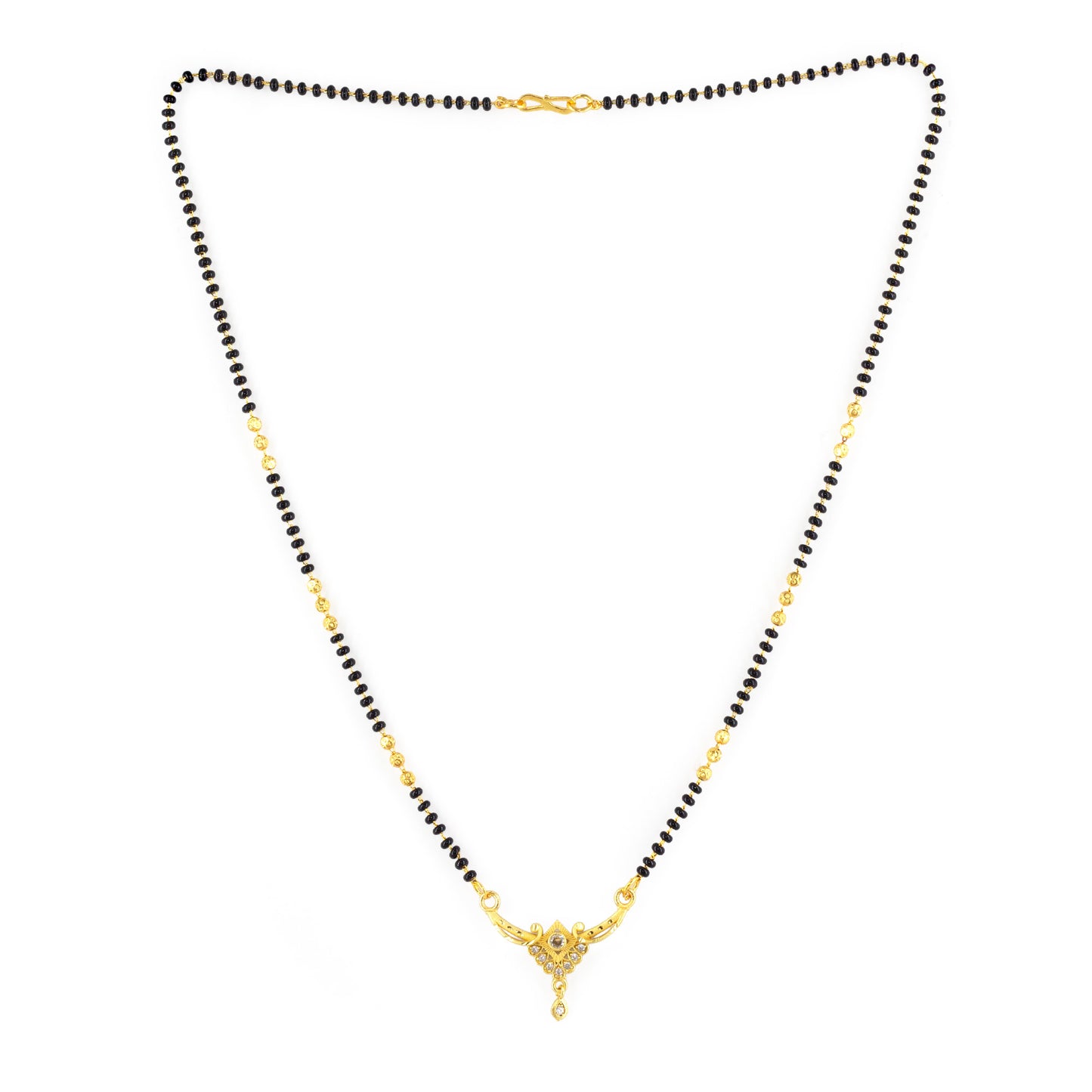 Gold Anti Tarnish AD Mangalsutra for Women