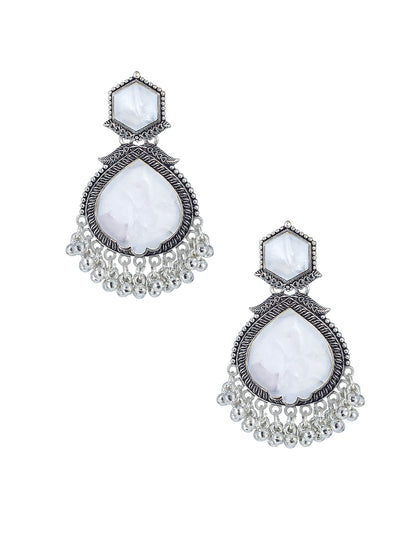 Textured Teardrop Earrings