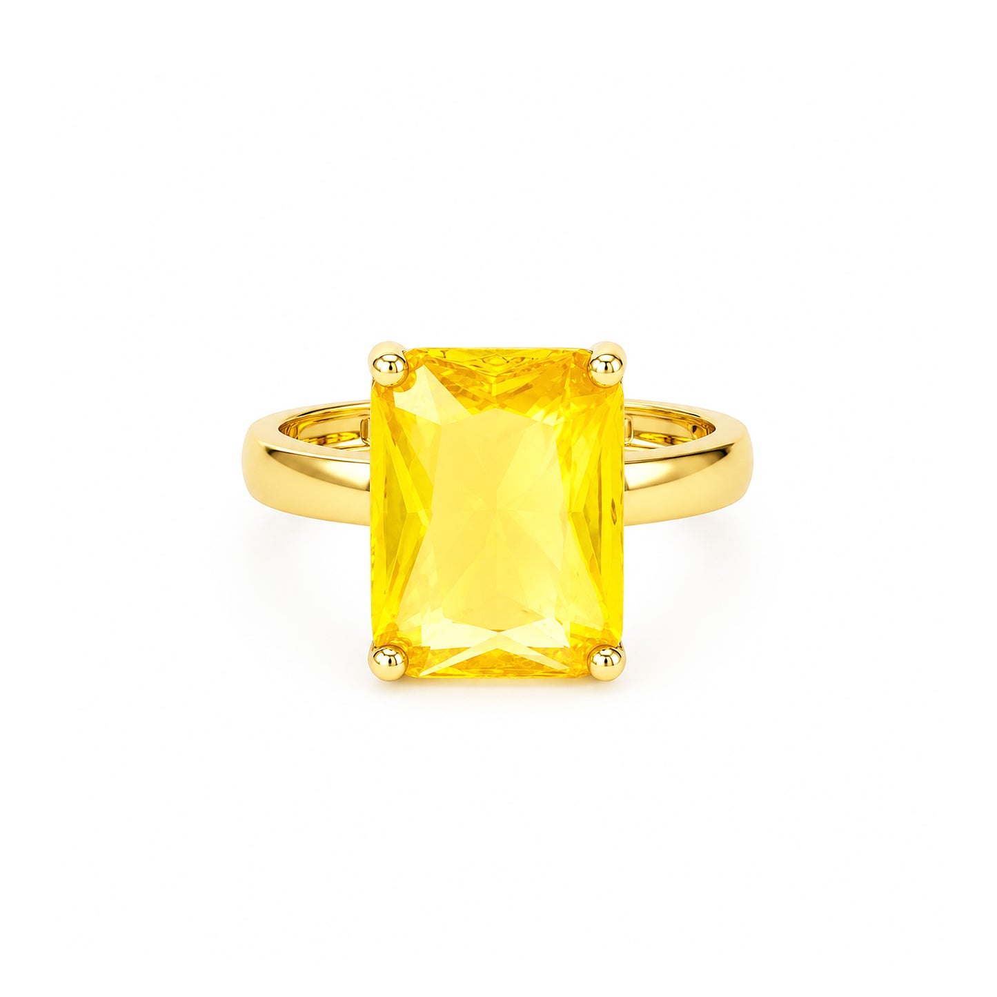 Gold Plated AD Finger Ring for Women