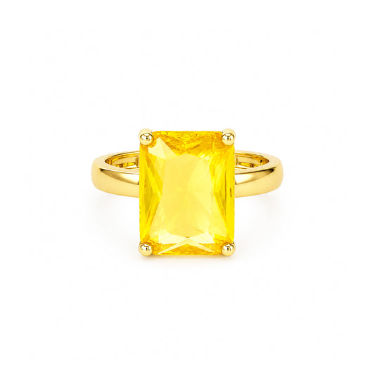 Gold Plated AD Finger Ring for Women