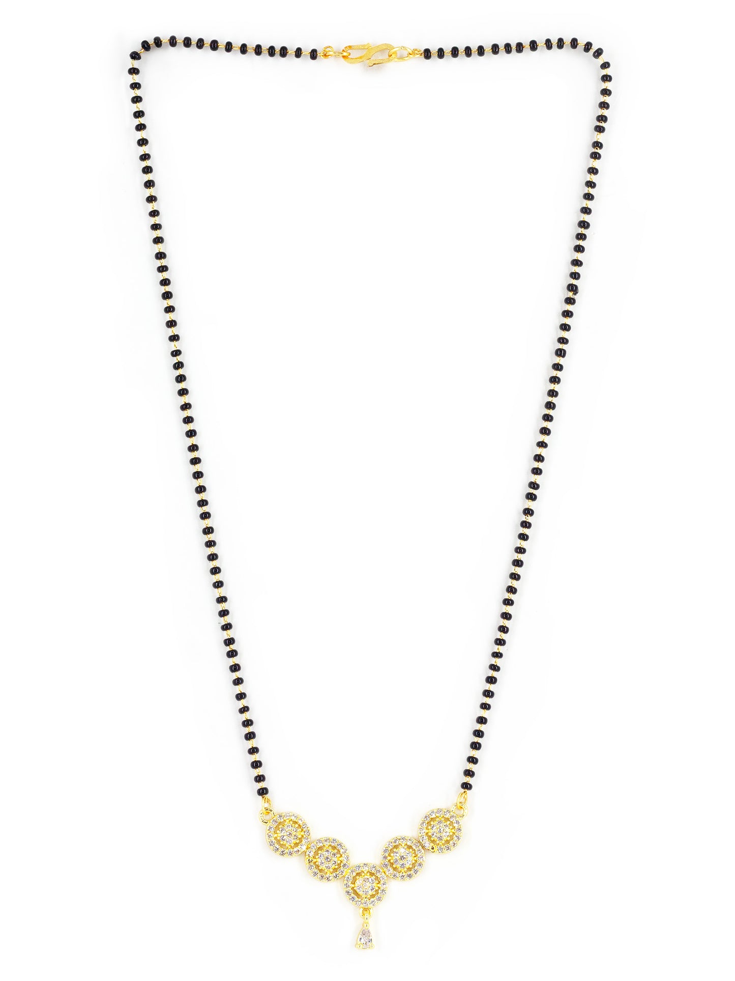 Gold Plated AD Studded Mangalsutra for Women