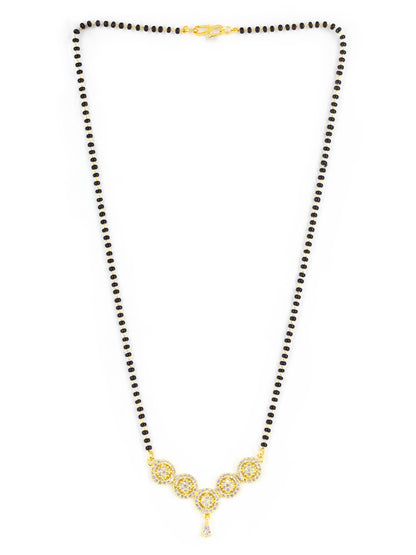 Gold Plated AD Studded Mangalsutra for Women