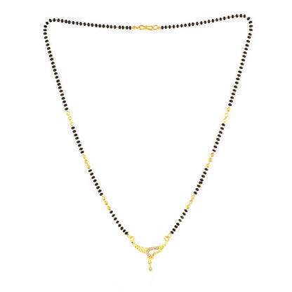 Gold Anti Tarnish AD Mangalsutra for Women
