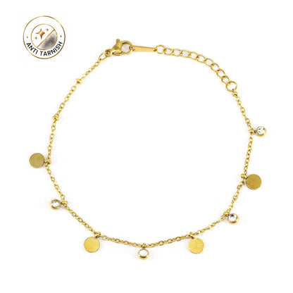 Gold Plated Chain Bracelet for Women