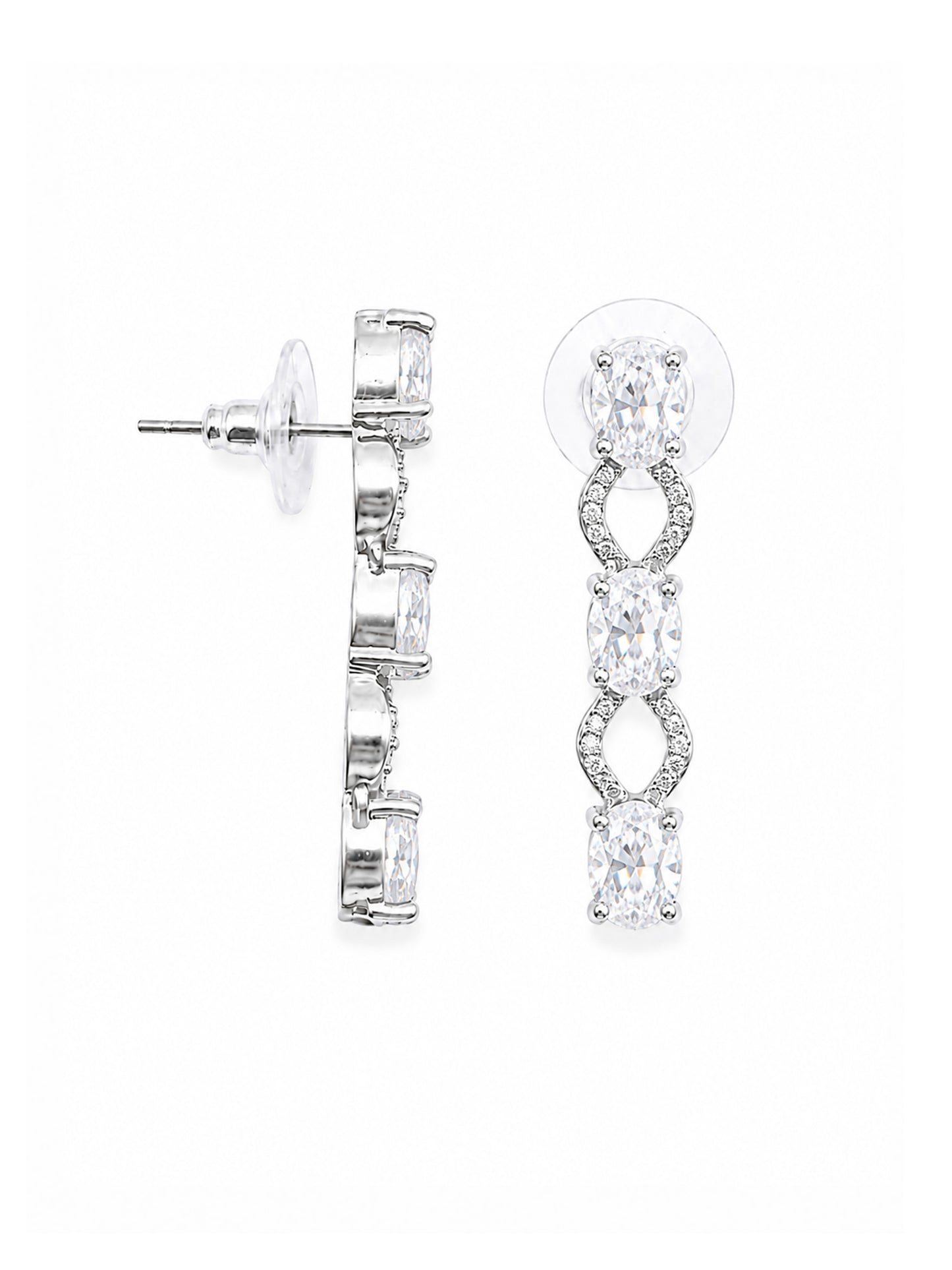 Silver Plated AD Choker Set for Women