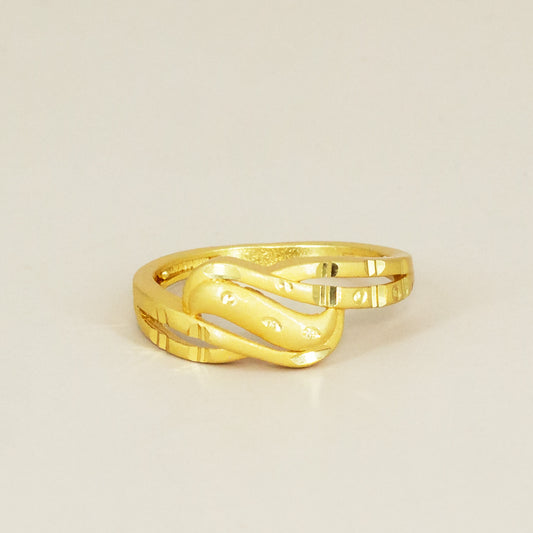 Gold Plated Anti Tarnish Finger Ring for Women