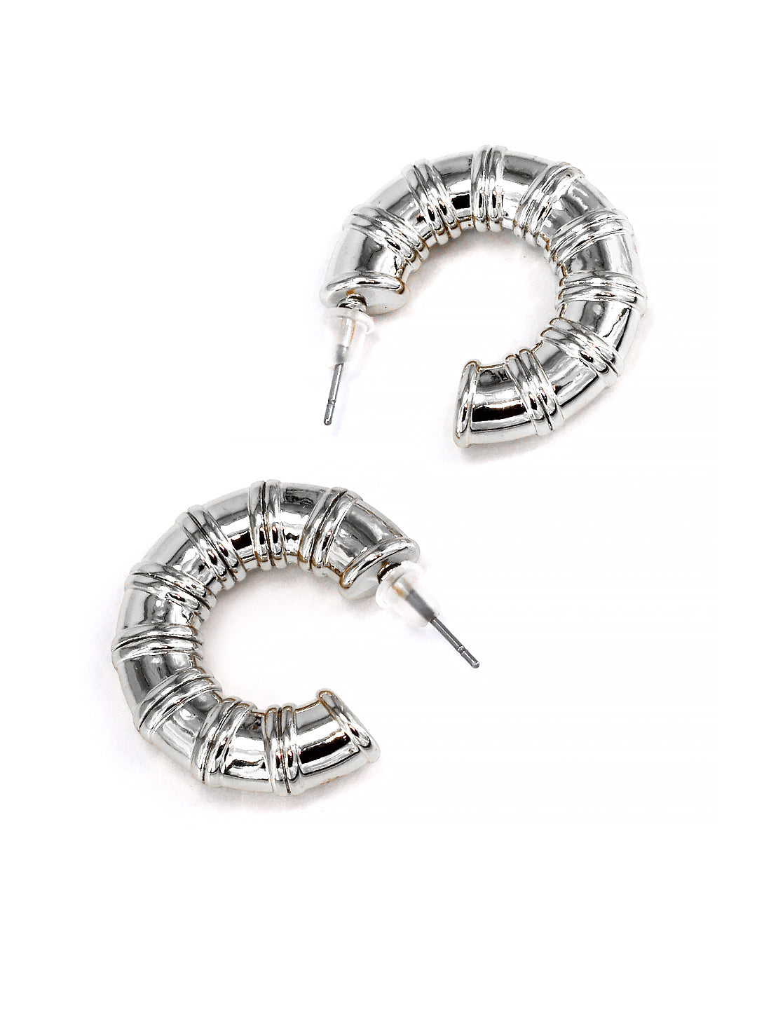 Chunky Half Hoop Earrings