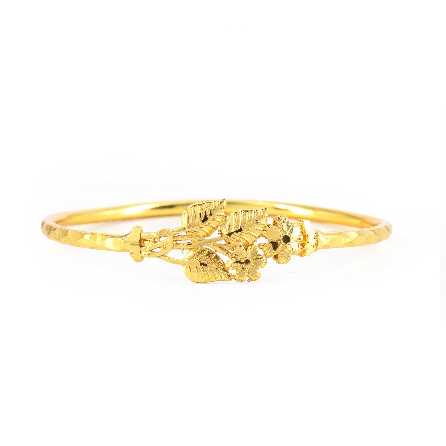 Gold Plated Temple Bangle Bracelet for Women