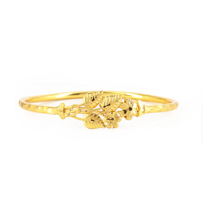 Gold Plated Temple Bangle Bracelet for Women