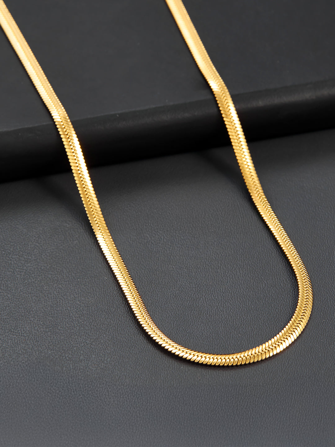 Minimal Stainless Steel Snake Chain Necklace