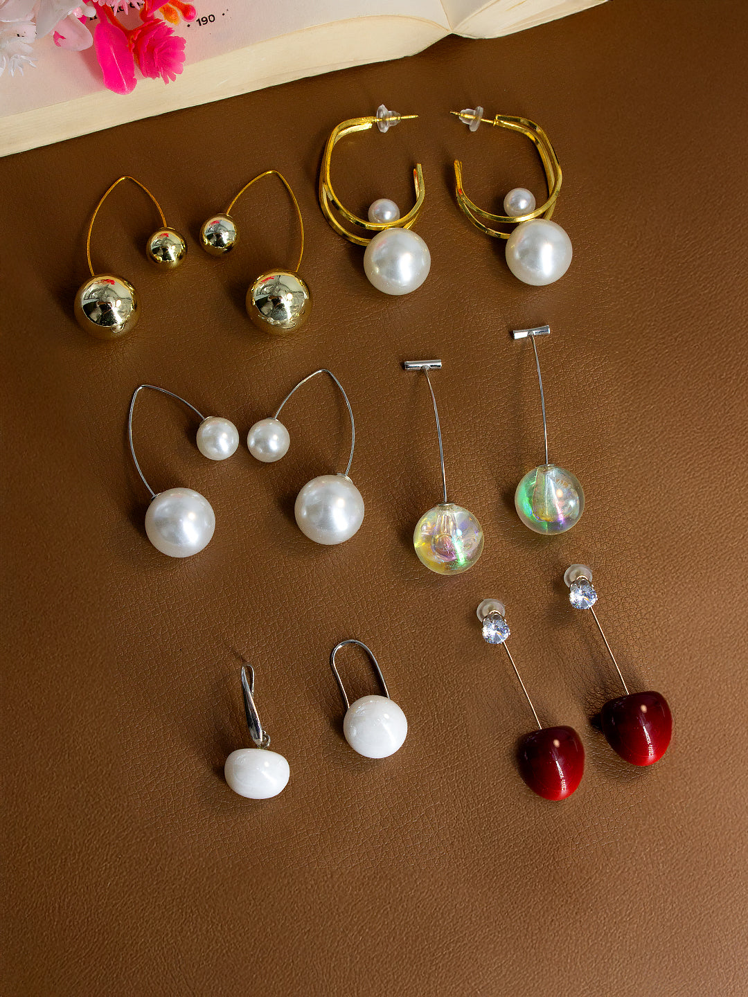 Set of 6 Drop and lightweight Earrings for women and girls