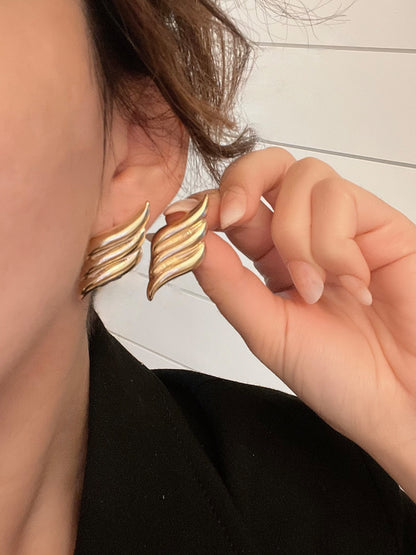 Stainless Steel Anti Tarnish Quirky Stud Earrings