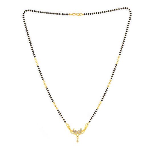 Gold Anti Tarnish AD Mangalsutra for Women