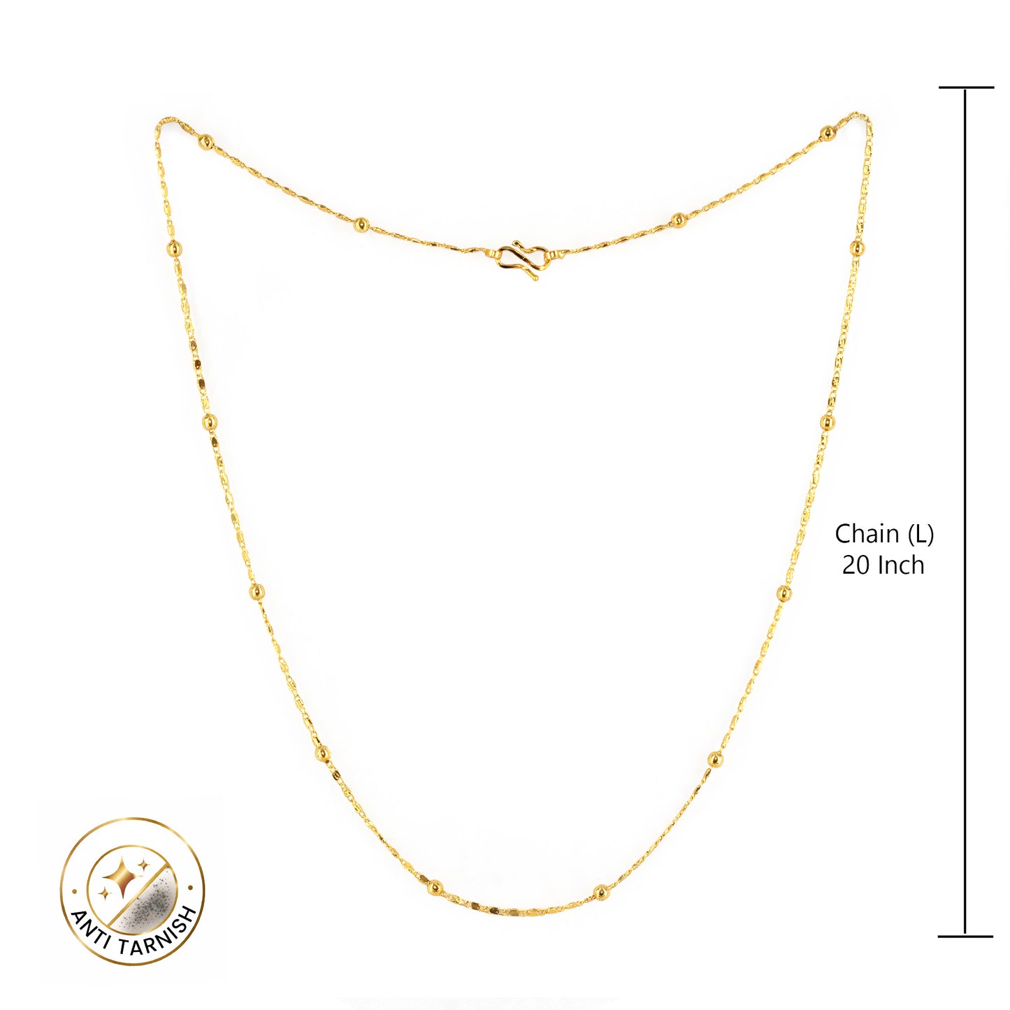 Gold Plated Minimal Chain for women