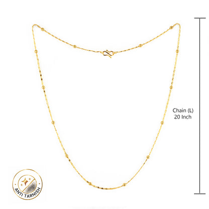 Gold Plated Minimal Chain for women