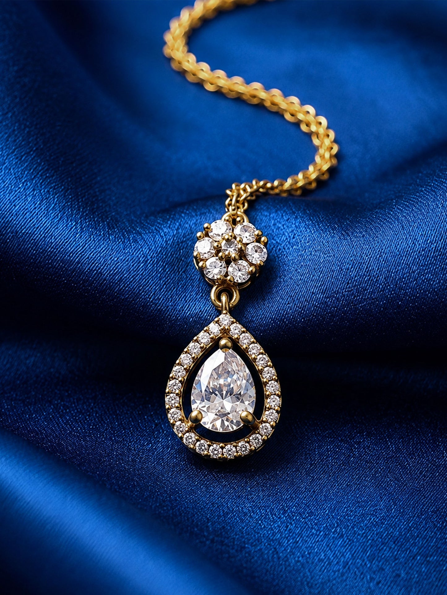 Antique Gold Plated AD Maang Tikka for Women
