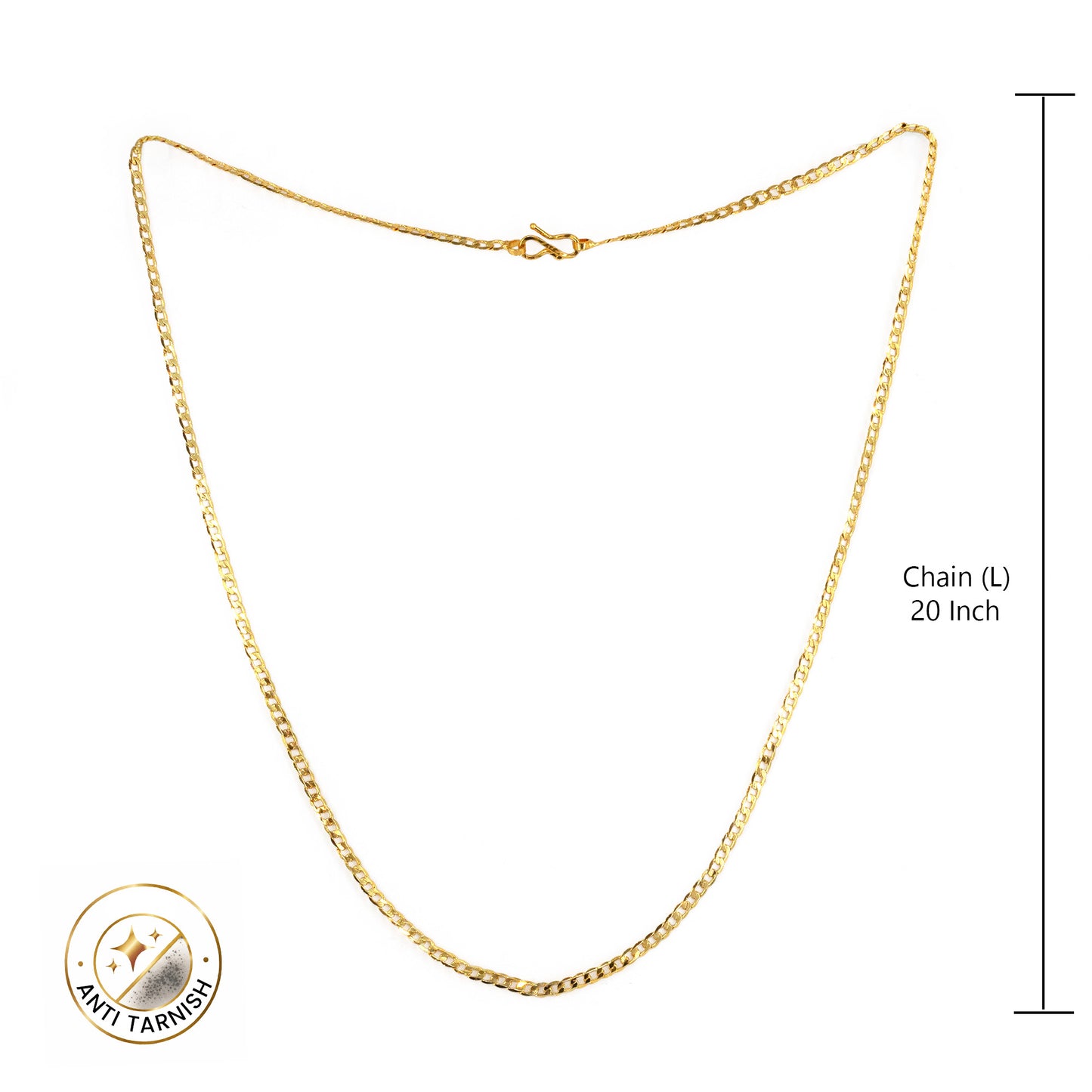 Gold Plated Minimal Chain for Men