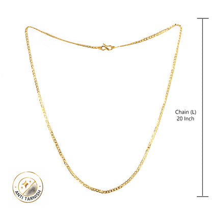 Gold Plated Minimal Chain for Men