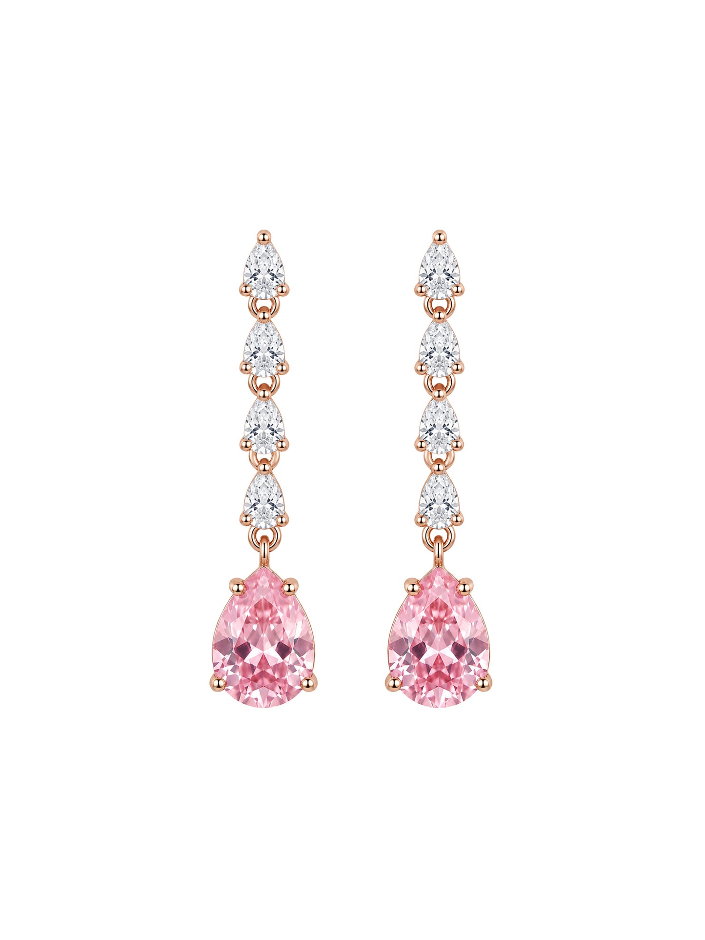 Rose Gold Plated AD Jewellery Set for Women