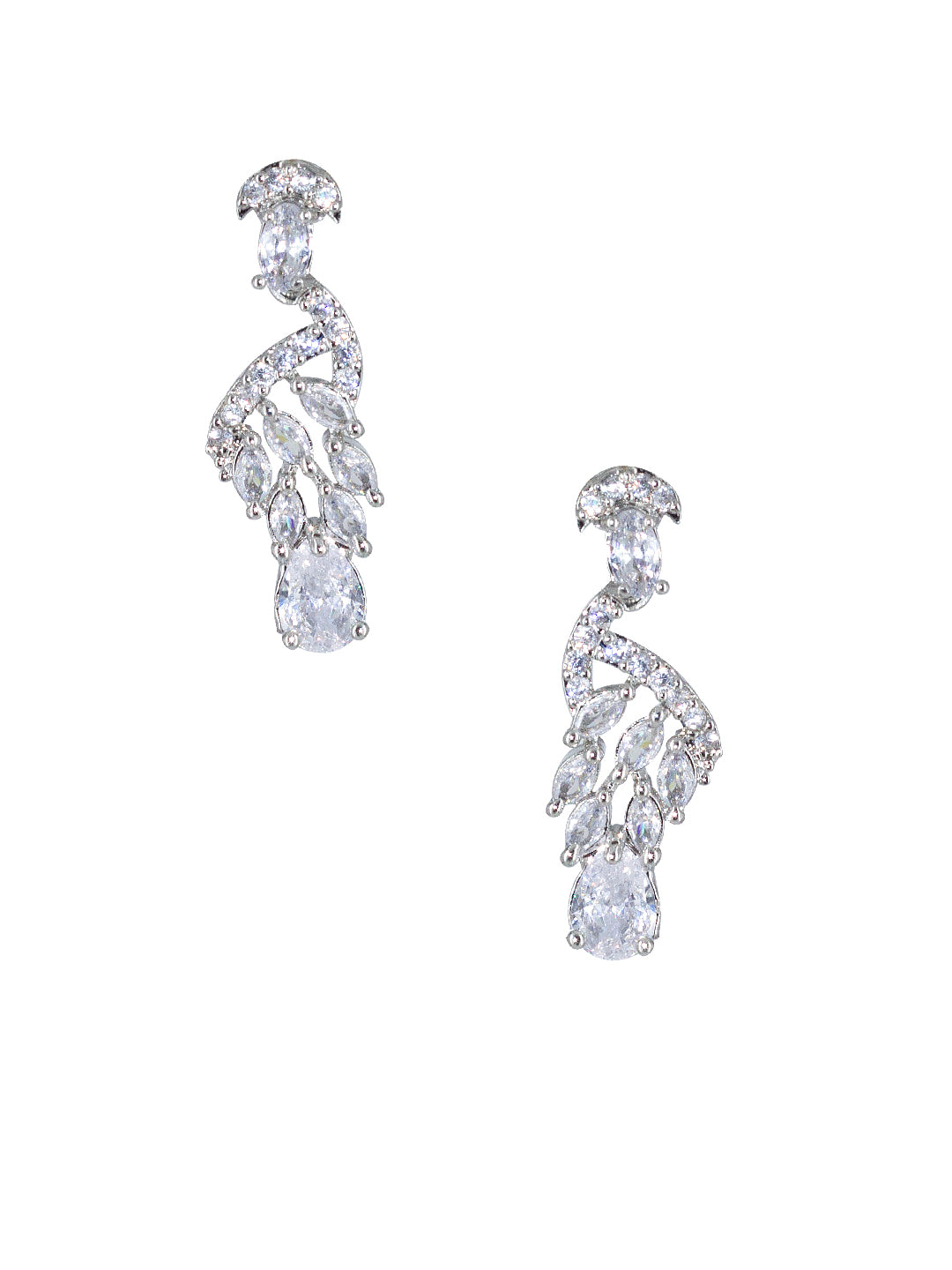 American Diamond Designer Statement Premium Jewellery Set
