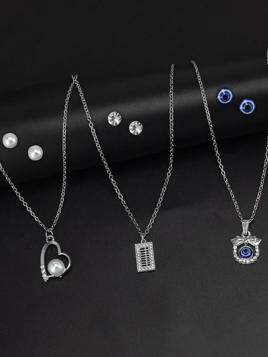 Pack of 3 Pendants & Earrings Sets Gift