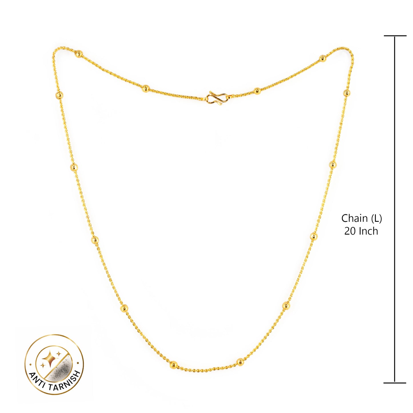 Gold Plated Minimal Chain for women
