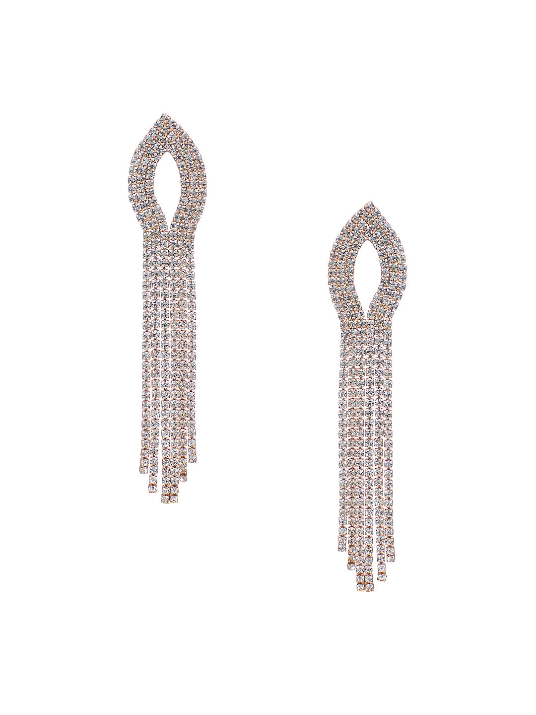 Rose Gold Plated CZ Jewellery Set
