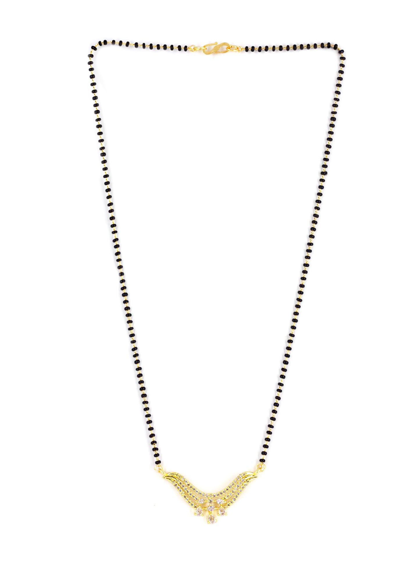 Gold Plated AD Studded Mangalsutra for Women