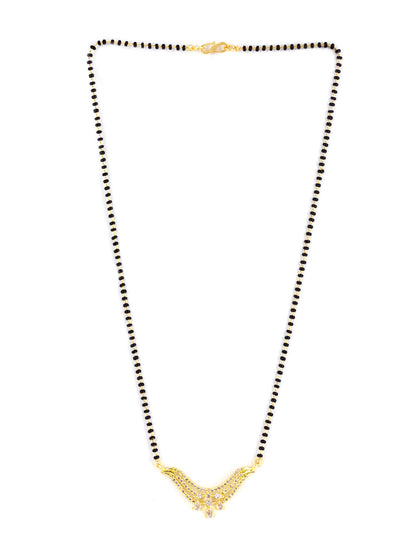 Gold Plated AD Studded Mangalsutra for Women