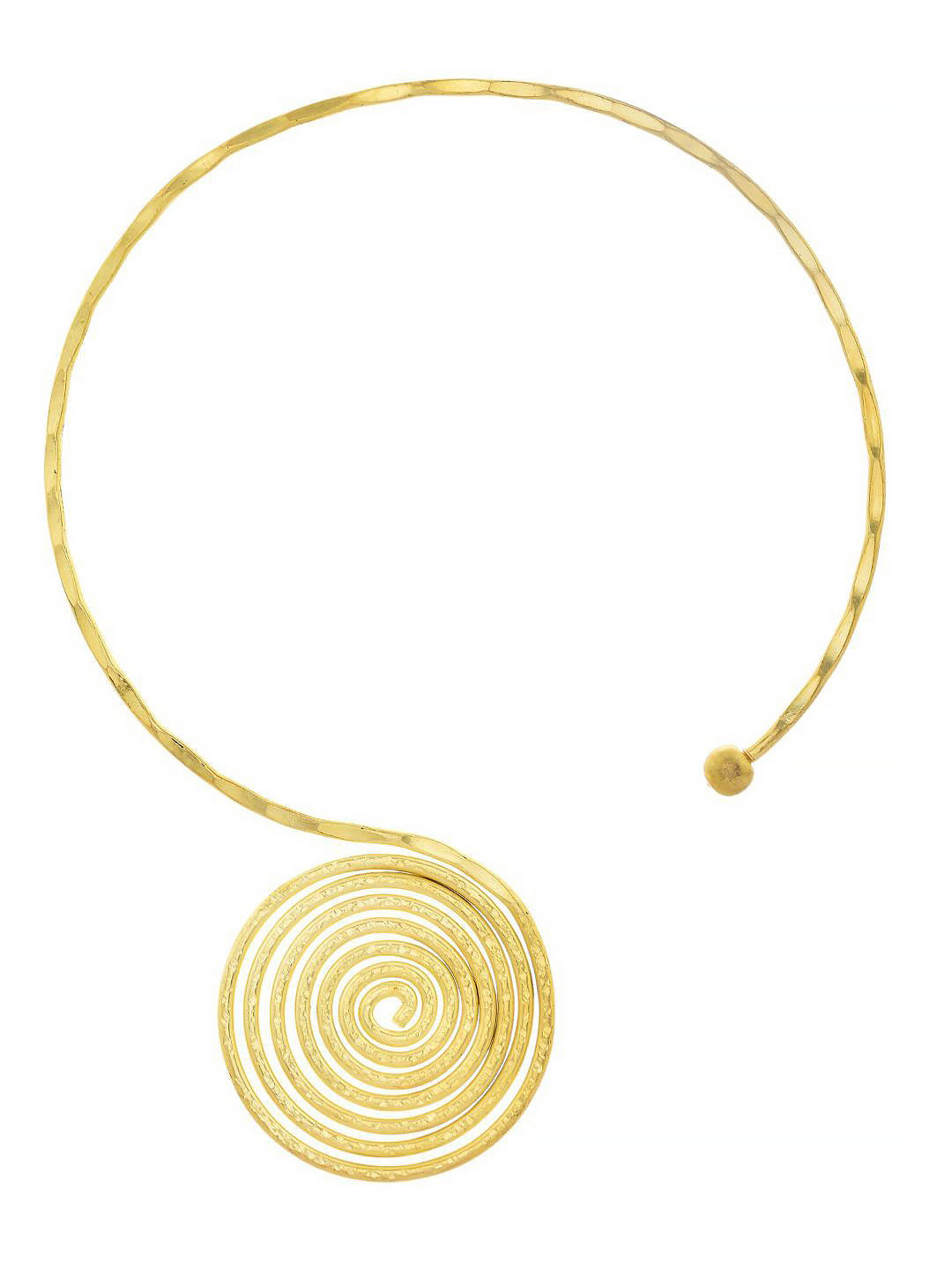 Spiral Hasli Necklace