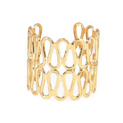 Gold Plated Designer Cuff Bracelet for Women