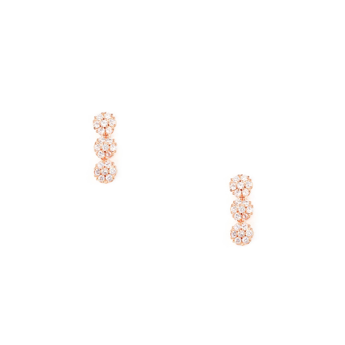 Rose Gold Plated Floral Jewellery Set for Women