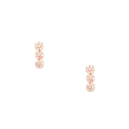Rose Gold Plated Floral Jewellery Set for Women