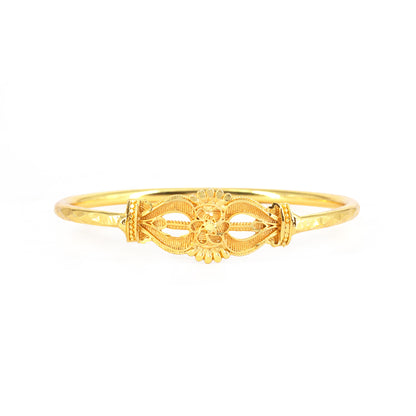 Gold Plated Temple Bangle Bracelet for Women