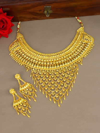 Traditional Gold-Plated Bridal Jewellery Set