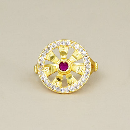 Gold Plated Anti Tarnish Finger Ring for Women