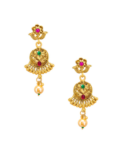 Kundan Temple Bridal Jewellery Set