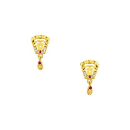 Micro Gold AD Pendant Set for Women