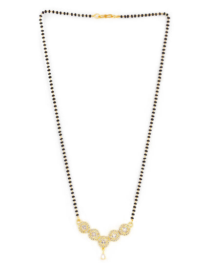 Gold Plated AD Studded Mangalsutra for Women
