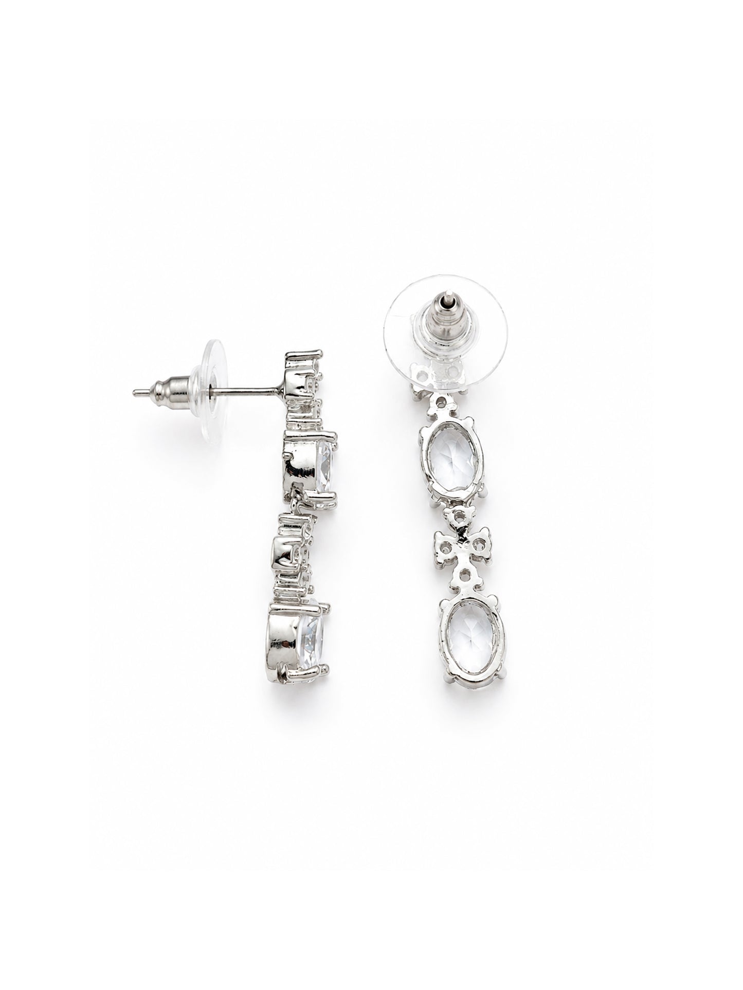 Silver Plated  AD Jewellery Set for Women