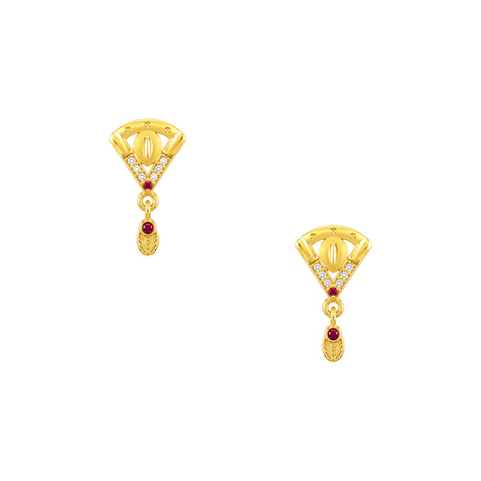 Micro Gold AD Pendant Set for Women