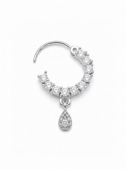 Set of 2 AD Small Nosering for Women