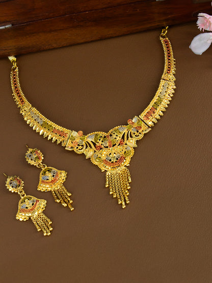 Gold-Plated Jewellery Set for Women
