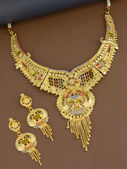 Gold-Plated Jewellery Set For Women