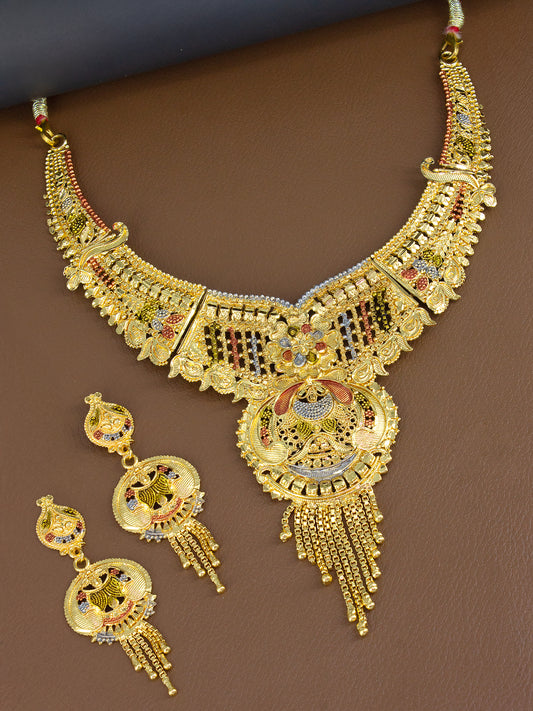 Gold-Plated Jewellery Set For Women