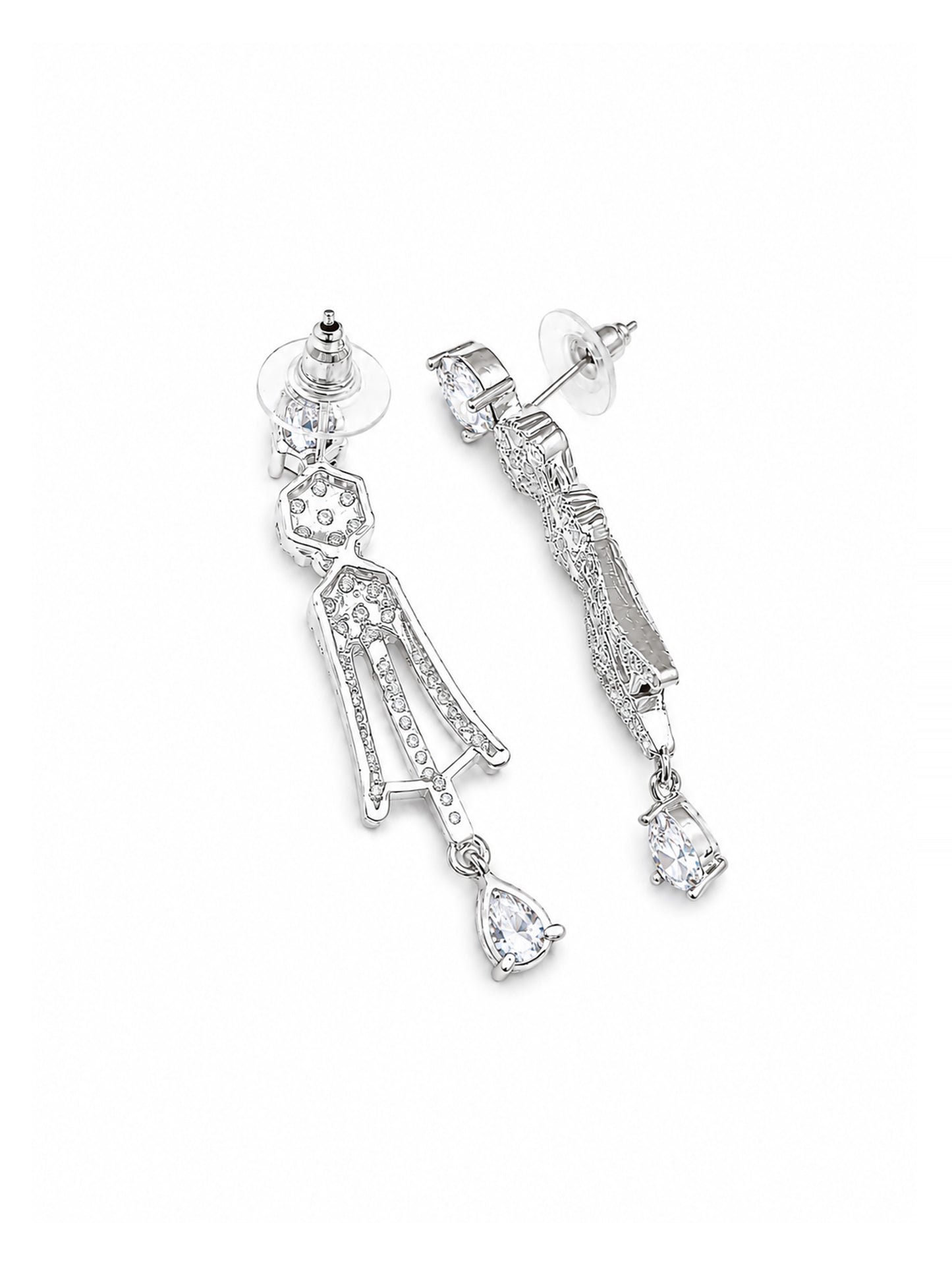 Silver Plated AD Jewellery Set for Women